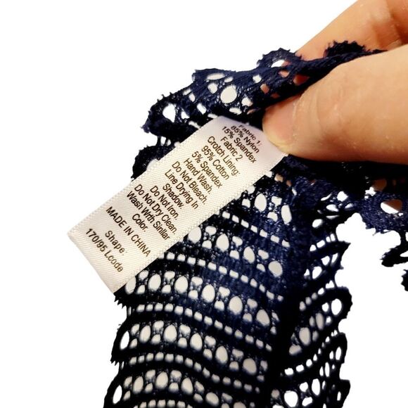 Brand New Sexy Navy Blue with Pink Panties underwear Size: M - Picture 4 of 4